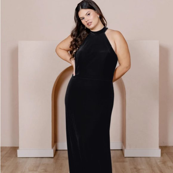 Revelry Tori Velvet Dress - Picture 2 of 13